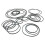 100PCS Universal Mix Cassette Tape Machine Belts Assorted Common Flat Rubber Belt for Recorders CD DVD Drive 4