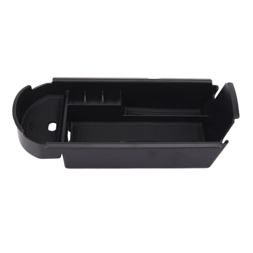 2X Plastic Interior Armrest Storage Box Organizer Case Container Tray for  Chr 2016-2018 Black 2