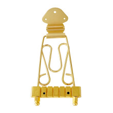 6 String Bass Guitar Tailpiece Bridge, Durable Metal Trapeze Design for Stable String Anchoring