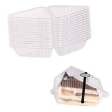 300 St Triangel Cheesecake Boxes SkivtåRta Box Triangel PajhåLlare TåRta LåDor för Bageri Party BröLlop