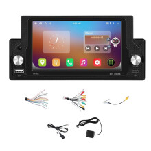 5.9 Polegadas 1Din MP5 Player 2+64G Wireless Carplay Android Auto Multimedia Player Mirror Link EQ FM USB Estéreo de Carro