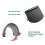 Car Center Console Armrest Box Roller Blinds Front Cup Holder Roller Curtain for  C5 2010-2016 9