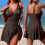 Quick Drying Design Swimsuit Nylon Texture Comfortable-p blue M 4