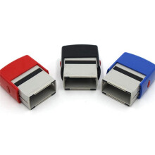 4X Self Inking Stamp Set Custom Personalised DIY Business Name Number Address Printing Rubber Stamp with Tweezers Kit