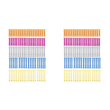 200pcs Perm Rods Set for Natural Hair Plastic Cold Wave Rods Hair Rollers for Long Short Hair Curling Rods Perms Rods