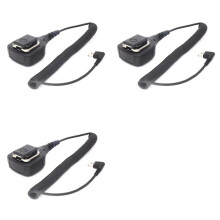 3X Micrófono PTT de 2 Pines PMMN4013A, Altavoz Remoto, Radio Bidireccional, Walkie-Talkie de Hombro, Accesorios para
