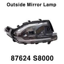 87624S8000 Lâmpada de Espelho Retrovisor Externo para Carro, Lâmpada Lateral de Espelho de Ré para Palisade 2020-2021, Direita