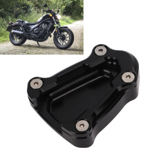 Aluminiumlegungs-Seitenständer-Erweiterungspad für REBEL CMX1100 2021+ Schwarz