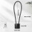 Soft Steel Cable Antitheft Padlock Soft Flexible Cable Bike Lock 4