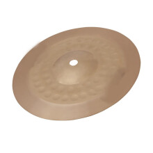 8 Inch Phosphor Bronze Drum Cymbals with Bright Clear Tone and Short Sustain for HiHat Use
