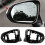 3X Car Left Side Mirror Frame Rear View Mirror Shell Decorative Frame Suitable for  RX 2016-2020 NX 2015-2020 2