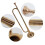 Gold B Flat Brass Bugle with Mouthpiece for School Band Performance 3