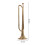 Gold B Flat Brass Bugle with Mouthpiece for School Band Performance 4