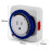 2X Outlet Timer  24 Hour Plug-in Electric Mechanical Outlet Timer  Outlet Mechanical Timing Socket US Plug 4