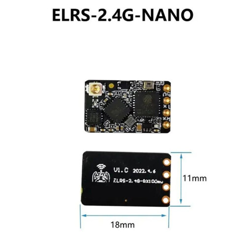 2X ELRS  2.4G Receiver ExpressLRS Long Range Receiver for RC FPV Traversing Drones Parts 1