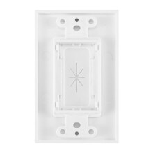 8 Pack Flexible Rubber Wall Grommet Insert with Decorator Wall Plate, 1-Gang Pass Through Plate for Low-Voltage Cables