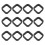 72Pcs String Trimmer Air Filter Kit for  TH23D TH26D TH23 TH26 TJ27 Trimmer Engine for 11010-2530 2