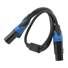 3pcs 50cm XLR Splitter Cable 1 XLR Female to 2 XLR Male XLR Y Splitter Cable Microphone Splitter Cord