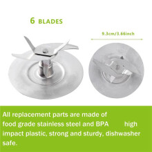 3X Blender Blade Replacement for  Pro 1200 Blender Accessories for  Pro 1200 Blender Replacement Parts A