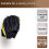 Wall Mount Baseball Gloves Display Rack Keeps Gloves-2 pack 7