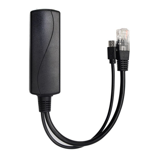8-Pack 5V PoE Splitter, 48V to 5V 2.4A Adapter with Micro-USB Plug, for IP Camera,Tablets,for Raspberry Pi and More 2