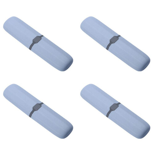 4X Travel Toothbrush Case Stretchable Toothpaste Holder Container Anti Bacterial Adjustable Box