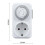Timing Socket 24-Hours Cycle  Mechanical Timer Automatic Shutdown with Overload Protection 16A High-Power EU Plug 7