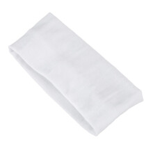 6pcs Fashion Women Cotton Yoga Hair Band Sports Sweat Lady Headband Popular Women Hair Accessories White