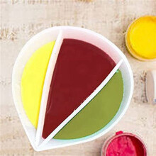 2X Copos de Mistura de Cores Divididas ReutilizáVeis de 3 Canais para Tintas, Ferramentas de Pintura de Derramamento de Resina FaçA Você Mesmo