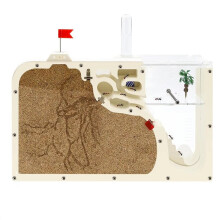 Funny Ant Castle with Sand Ant Nest Home Children Educational Bio Art Ant Farm Underground Ecology Castle Ant Cage