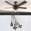 12Pcs Ceiling Fan Pull Chain Set,Bulb and Fan Pattern Pull Chain Extension Fan Pull Chain Pendant 12 Inch (Red Bronze) 2