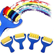 Set med 20 St Sponge Paint Roller Pensel GöR-Det-SjäLv-Barn MåLarborstar Kid Art Painting Tool