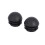 16 Pcs 25mm Dia Plastic Round Tube Inserts End Blanking Caps Black 7