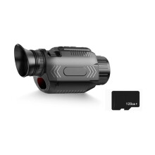 Monoculaire de Vision Nocturne 4K Wi-Fi, Objectif Macro Infrarouge 68 MP, Zoom Numérique 28x, Carte 128 Go Incluse