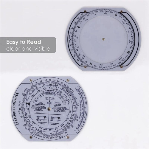 10X E6B Flight Computer Aviation Plotter Circular Slide Rule Used in Aviation Flight Training  Training,Internships