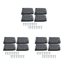 Stilt Soles Anti-Slip Pads for Drywall,12Pcs Stilt Soles Replacement Kit, Non-Slip Foot Pads ,Construction Tripod Mat