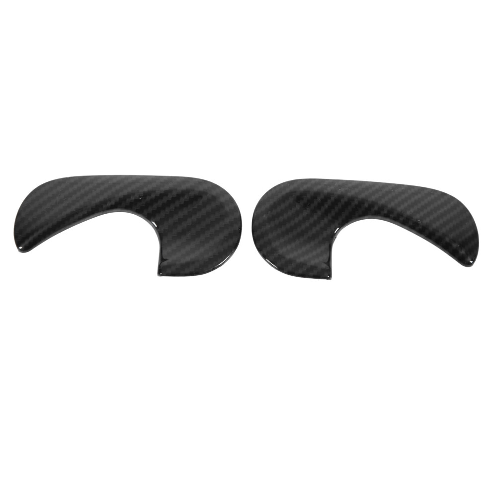 Carbon Fiber Style Inner Door Handle Sticker For Smart Fortwo C453 2015-2020 6901390398064