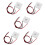 5pcs 40x40mm New Useful Simple Module Thermoelectric Generator Semiconductor High Temperature Power 1