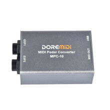 DOREMIDI MPC-10 Expression Pedal Converter Pedal Sustain Pedal Expander for Guitar Accessories
