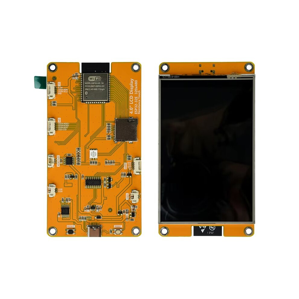 4 Inch Esp32 Wifi Development Board 320X480 Onboard Esp32-Wroom-32E Module St7796s Driver With Touch 6032382718659