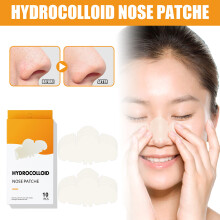 10Pcs Hydrocolloid Nose Patches for Pores & Blackheads, Oil Control