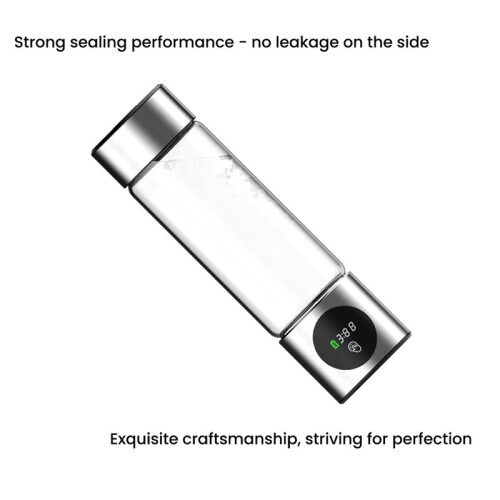 Performance Hydrogen Water Generator Bottle SPE+PEM Dual Chamber Lonizer + PPB& Display Electrolytic Hydrogen Water 2