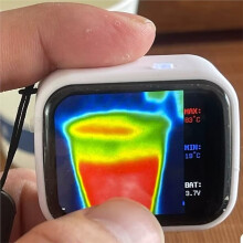 320 X 240 Touch Screen  Pocket Thermal Imaging Device, Underfloor Heating Temperature and Leak Detector Black