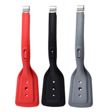 Morsetto per Bistecca, Acciaio Inossidabile, Silicone, Pinze da Cucina, Spatola per Barbecue Regolabile e Morsetto, Pinza Multiuso per Pesce