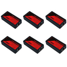 6X Extendeur POE 2 100 Mbps avec Norme IEEE 802.3Af pour Caméra IP NVR AP IP VOICE POE étendre 100 Mètres pour La Gamme POE