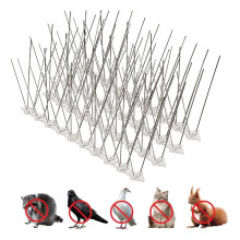 Pointes D'Oiseaux pour Pigeons Petits Oiseaux: Pointe de ClôTure Anti-Nid D'Oiseaux Durable pour Dissuader les Oiseaux, Corbeaux, Lisse 40 PièCes