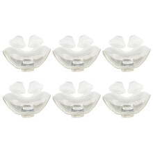 6pcs for AirFit P10 Nasal Pillow Cushion - Soft Silicone Replacement Nose Pillows CPAP Replacement Accessories- Medium
