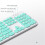 TF770 2.4G Wireless Keyboard Mouse Combo 104 Keys Blue 5