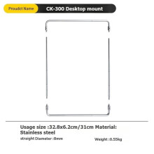 Outdoor Table Supply Portable 2PCS Retaining Clamp & 1PCS Desktop Rack for IGT Camping Accessories Lamp Bracket