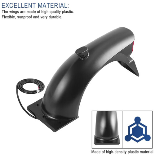 Scooter Rear  Assembly for  E2 E2  Kickscooter Hook Taillight Integrated Rear Mudguard 2